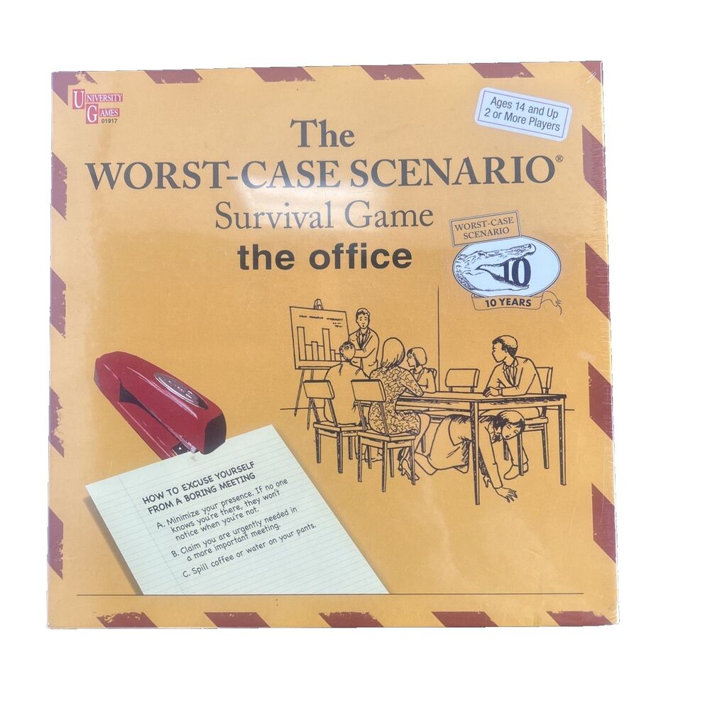 The Worst Case Scenario 14+ The Office Survival Board Game 2009 NEW Sealed